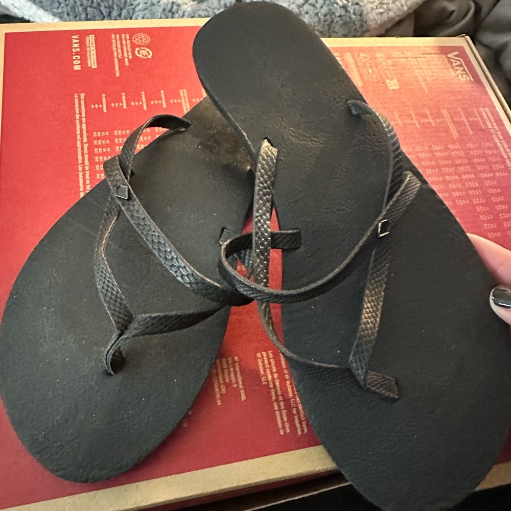 Black Strappy Sandals